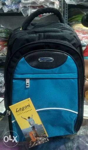 Black And Blue Legon Backpack