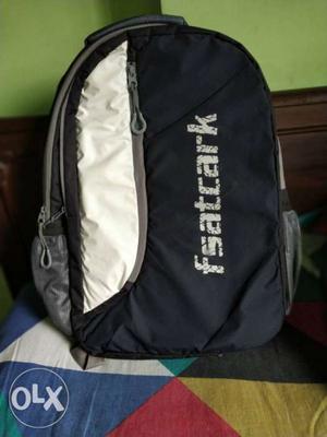 Black And White Fsarcark Backpack