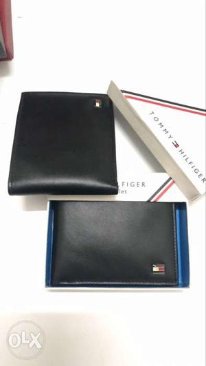 Black Leather wallets Cash on delivery is