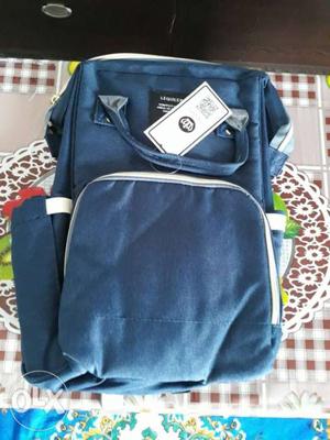 Brand new baby carry bag navy blue colour with 8