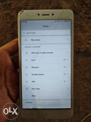 Exchange my redmi note 4 touch brake only but