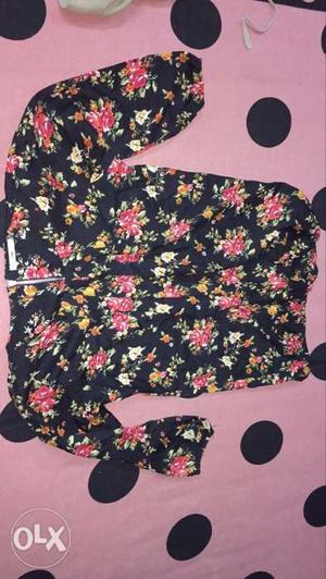 Flower print top