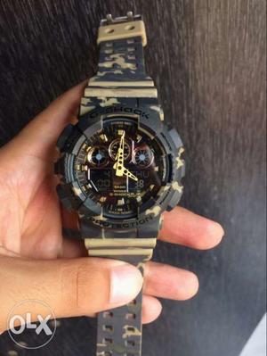 G shock camouflage perfectly working