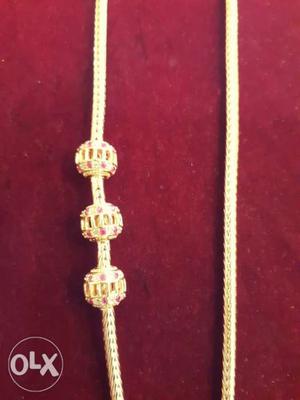 Gold covering Ladies mogapu chain