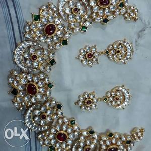 Kundan silver jewellery with garanty and make to