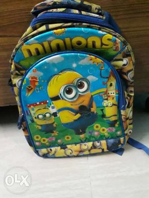 Minion School bag for kids upto 5 years,