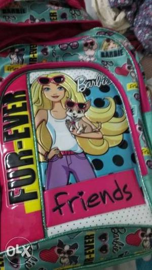 Multicolored Fur-Ever Friends Barbie Backpack