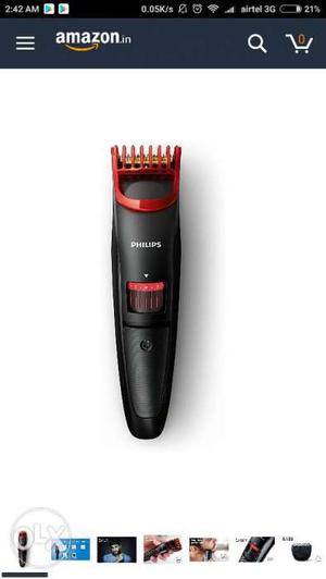 New brand Philips trimmer not a single time used