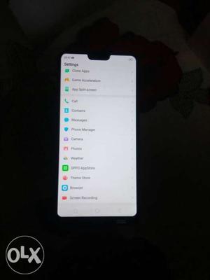 OPPO F7 Black 4gb Ram,64gb Rom 1 months old with