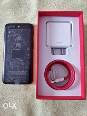 One plus 5t brand new with five months warranty