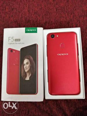 Oppo f5 6gb ram Red edition full kit box and bill