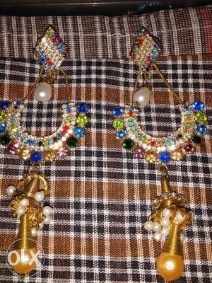 Pair Of Multicolored Earrings