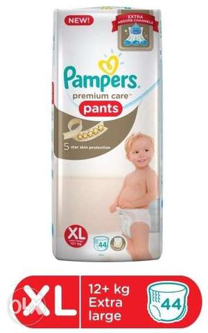 Pampers premium pant style diapers XL size 12