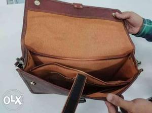 Pure Leather Unused Lappy bag