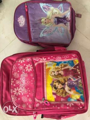 Purple And Pink School Bags
