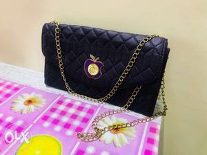 Rich Purple Sling and Clutch 2 in 1
