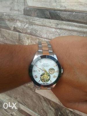 Rolex Chronograph Watch With Link Bracelet
