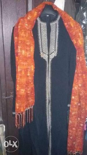 Sherwani Black And Red sherwani Dress