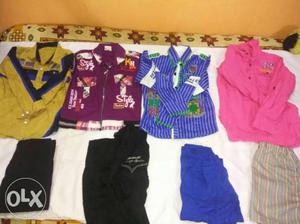 Size  kids clothes 1 time used kuch kuch
