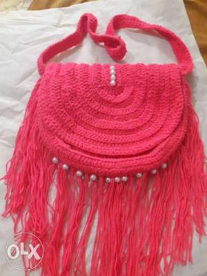 Woollen hand made bag