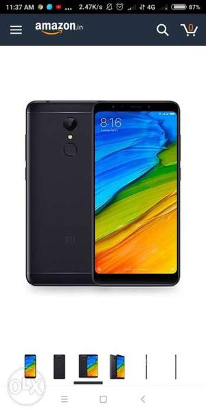 10 days old redmi 5 Ram 3,32 Contact four