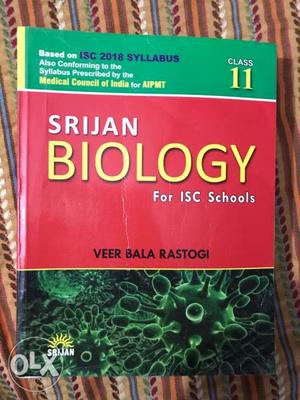 11th grade ISC Biology textbook useful for NEET