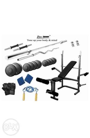 20kgs & Multi Bench Home Gym Kit