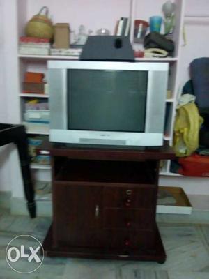 21 inches Sony TV with stand running in condition