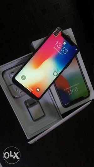 Apple iphone x with with all wireless accessories