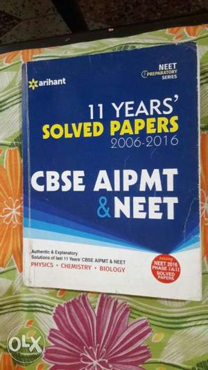 Arihant 10 years solved paper for NEET