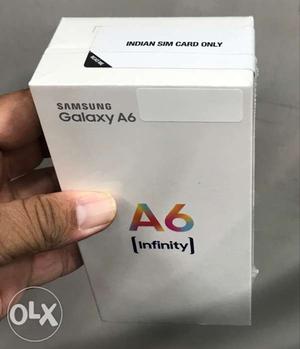 BRAND NEW Seal Packed Samsung A6 black colour (4gb / 32gb)