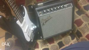 Black And Grey Fender Guitar Amplifier