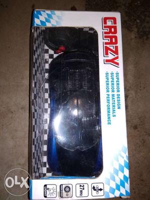 Blue And Black Crazy remote control car. only 2 month old.