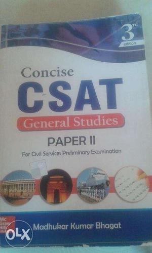 Concise CSAT By Madhkar Kumar Bhagat For UPSC and MPPSC