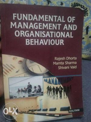 Fundamental Of Management And Organisational Behavior Book