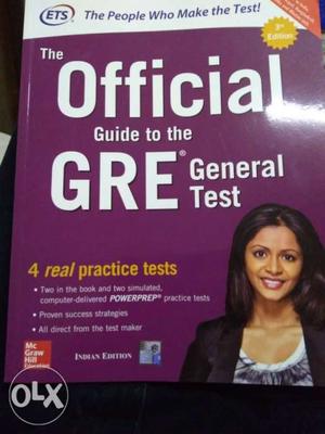 GRE official guide book brand new book unused