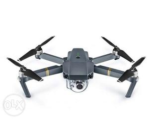 Gray And Black Quadcopter Drone