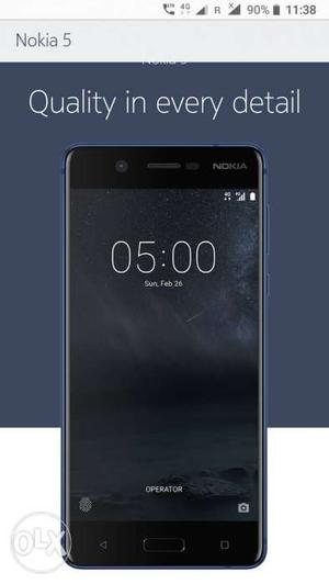 I want to sell my nokia 5. Pls visit nokia.com