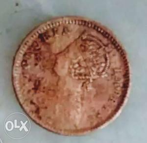 It's a s coin with queen Victoria stamp on it.