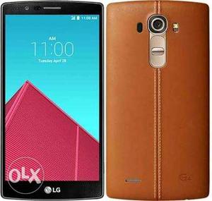 Lg g4 boxpack new leather brown unlocked boxpack
