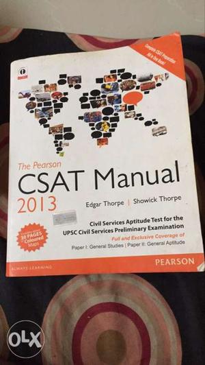 Peasrson CSAT Manual for UPSC Preliems