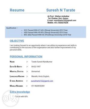 Resume Paper