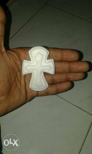 White Cross Pendant