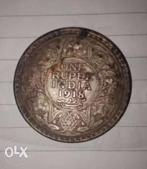 100 years old 1pcs. 100% Pure Silver Antique Coin