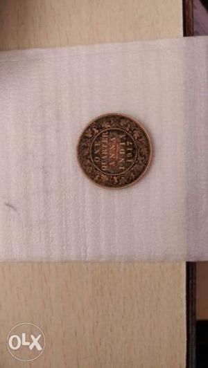 100 years old indian coin if anyone interested in