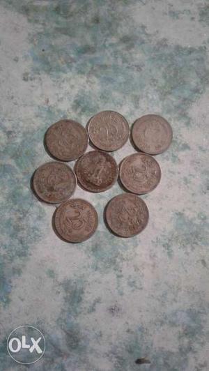 8 pieces 25 paisa of  and  in good