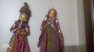 A pair of puppet representing Rajasthan couple
