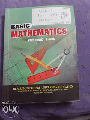 Basic math text book 1puc