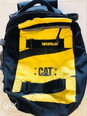 Black And Yellow CAT Backpack
