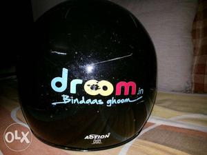 Black Droom Bindaas Ghoom Helmet